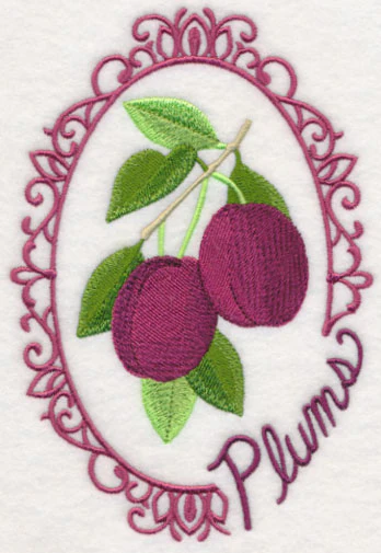 Fruit Cameo - Plums - Image 4