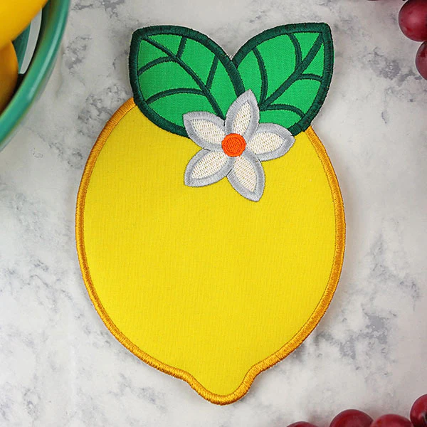 Fruit Trivet - Lemon (In-the-Hoop) - Image 5