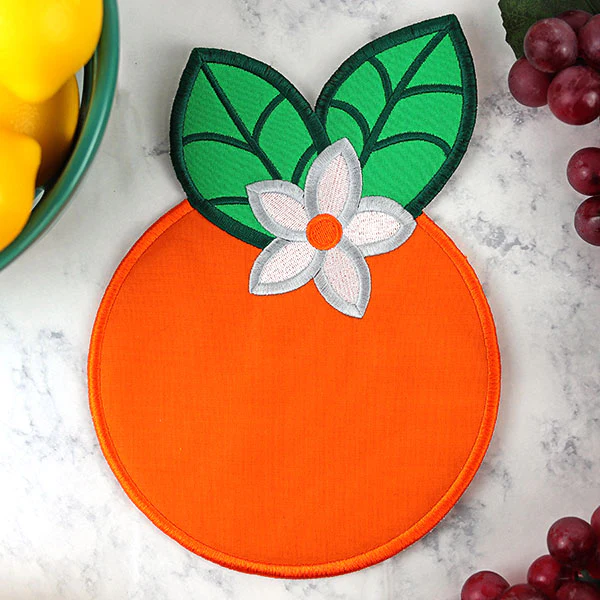 Fruit Trivet - Orange (In-the-Hoop) - Image 3