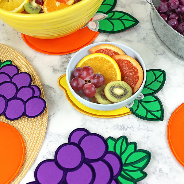 Fruit Trivets
(In-the-Hoop) Design Pack - Image 11