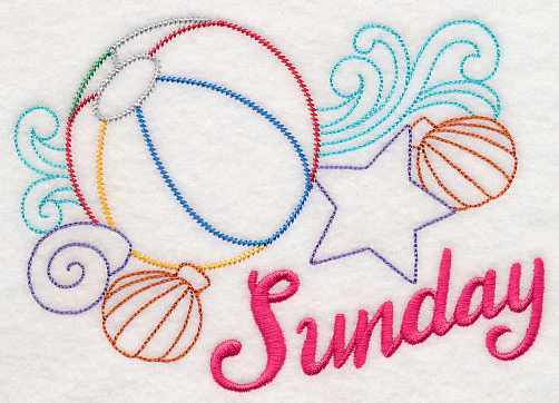 Fun In the Sun - Sunday (Vintage)