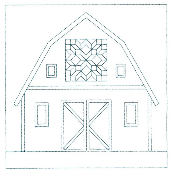Fun on the Farm Quilting - Carpenter Star Barn (Double Run) - Image 5