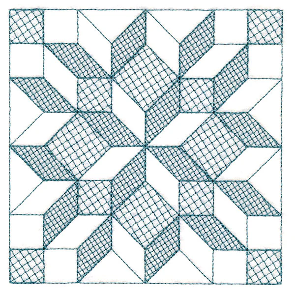 Fun on the Farm Quilting - Carpenter Star Square (Trapunto) - Image 43