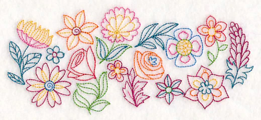 Funky Floral Horizontal Spray - Image 4