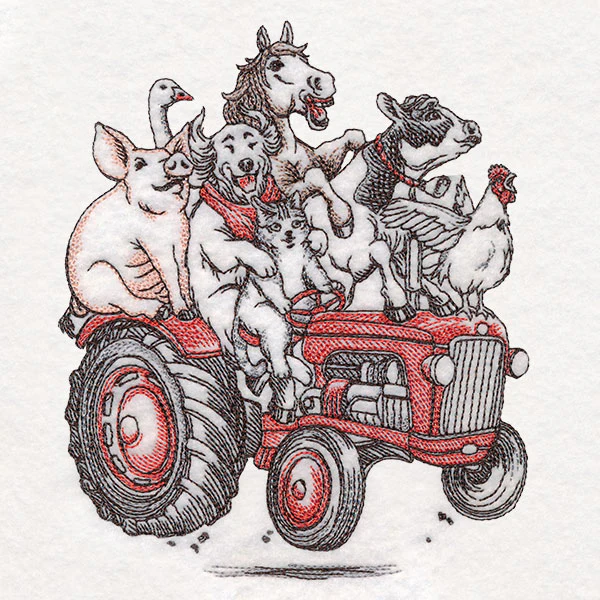 Funny Farm Animal Tractor Joyride - Image 7