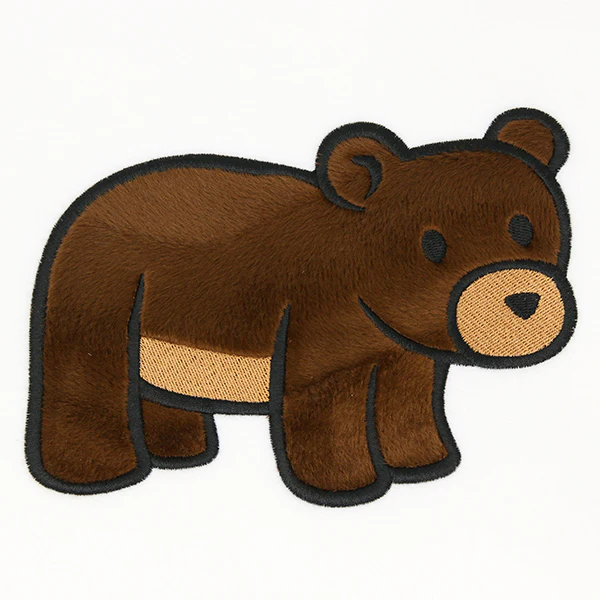 Fuzzy Woodland Bear (Applique) - Image 2