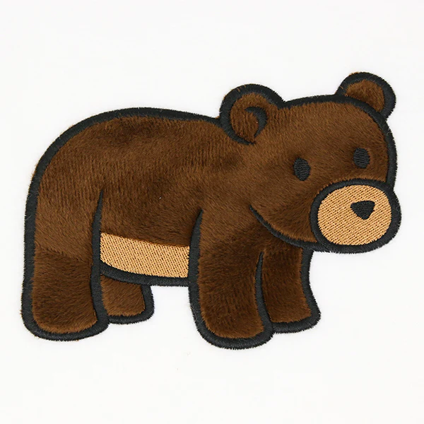 Fuzzy Woodland Bear (Applique) - Image 3