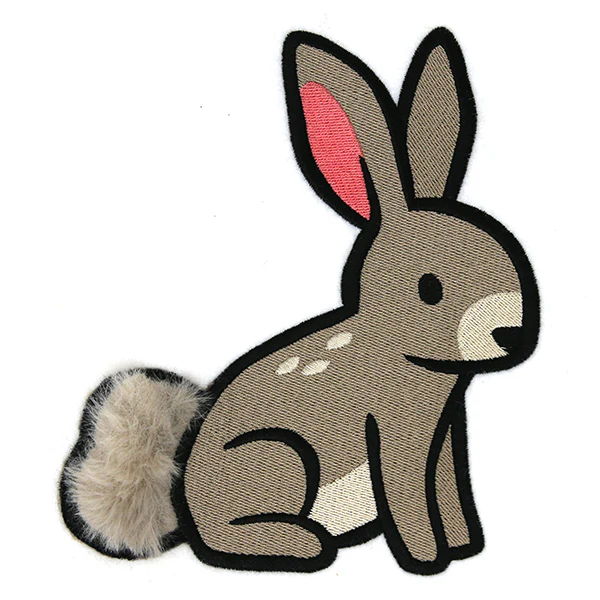 Fuzzy Woodland Bunny (Applique) - Image 2