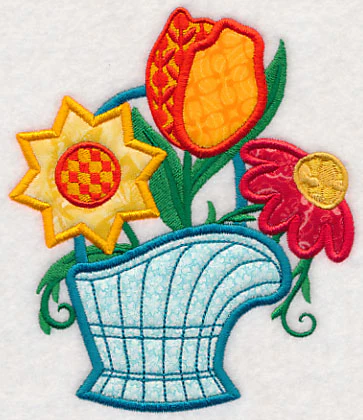Garden Basket (Applique) - Image 3