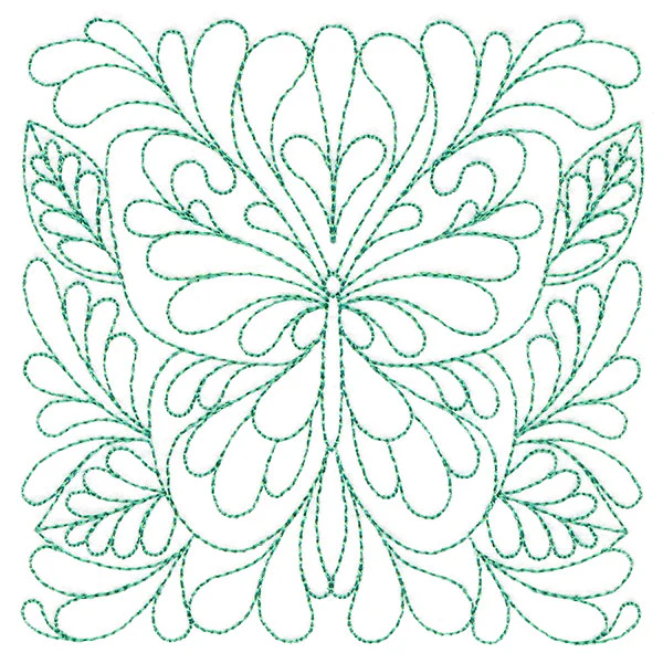 Garden Delights Butterfly Quilting Square (Double Run) - Image 5