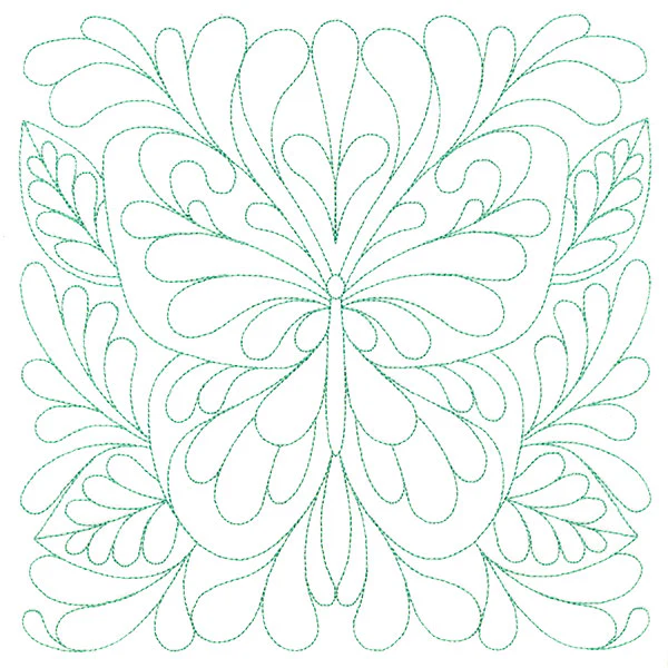 Garden Delights Butterfly Quilting Square (Double Run) - Image 6