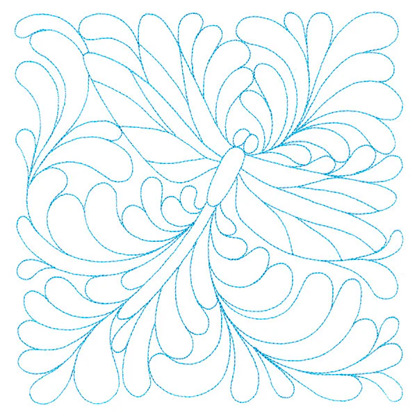 Garden Delights Dragonfly Quilting Square (Double Run) - Image 2