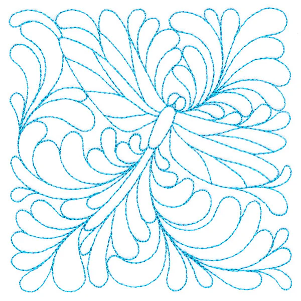 Garden Delights Dragonfly Quilting Square (Double Run) - Image 5