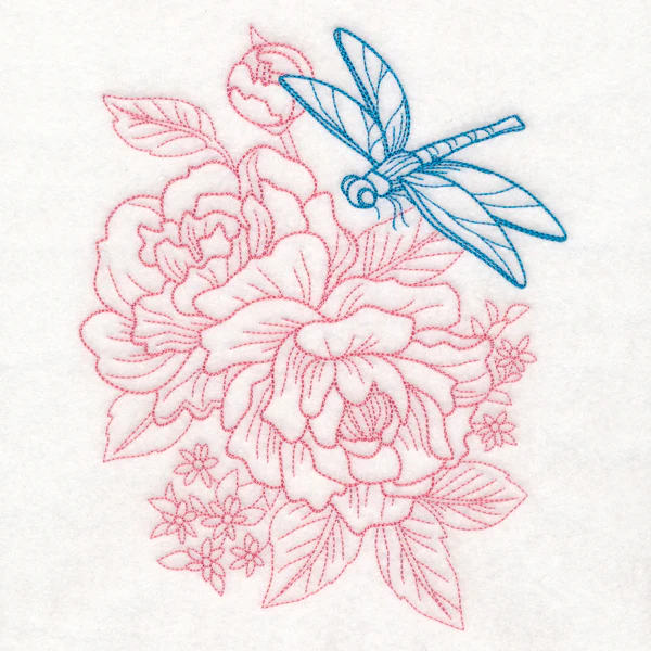 Garden Dragonfly Etching - Image 3
