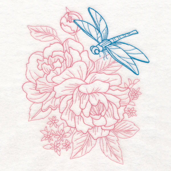 Garden Dragonfly Etching - Image 6