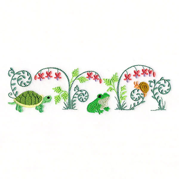 Garden Friends and Flowers Border - Image 4