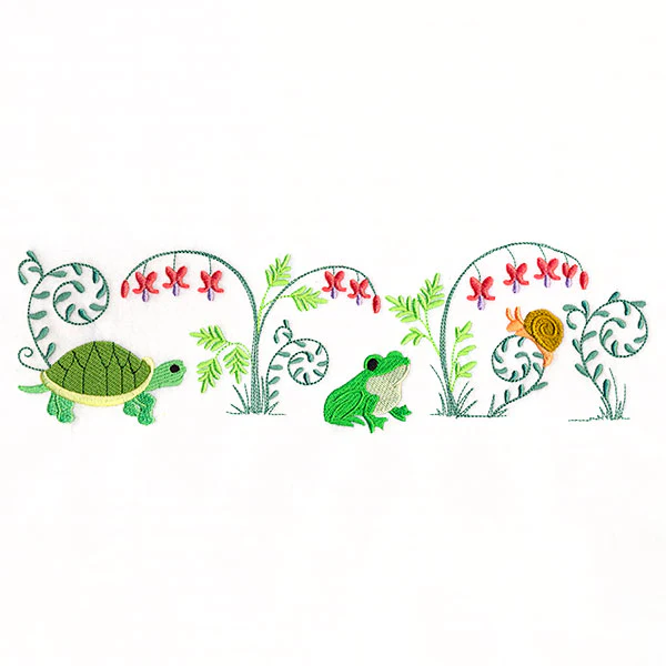 Garden Friends and Flowers Border - Image 5