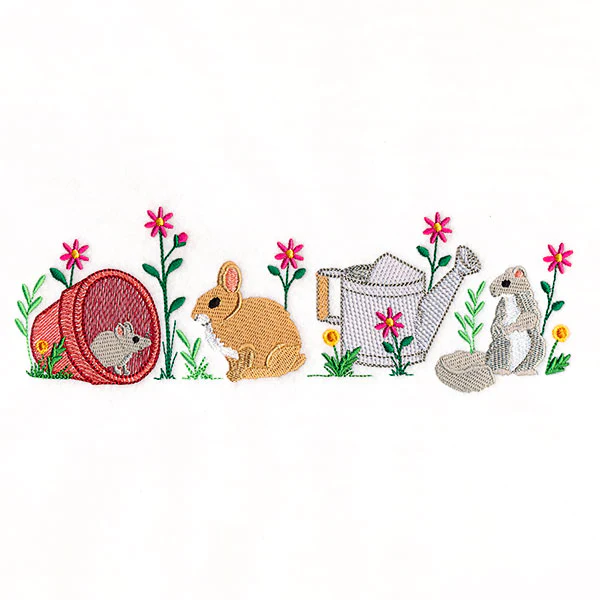 Garden Friends and Tools Border - Image 3