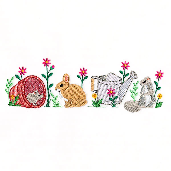 Garden Friends and Tools Border - Image 5