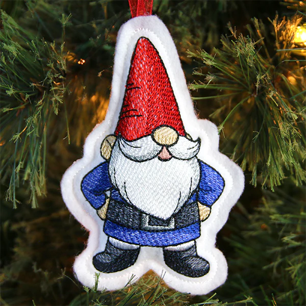 Garden Gnome Ornament (In-the-Hoop) - Image 5