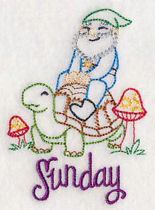 Garden Gnome Sunday (Vintage) - Image 2