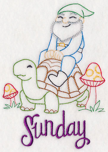Garden Gnome Sunday (Vintage) - Image 3