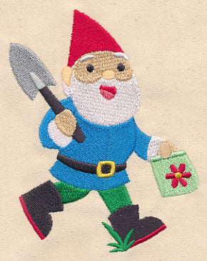 Garden Gnome with Trowel and Seeds - Image 2