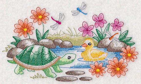 Garden Pond (Toile) - Image 3