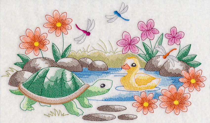 Garden Pond (Toile) - Image 5