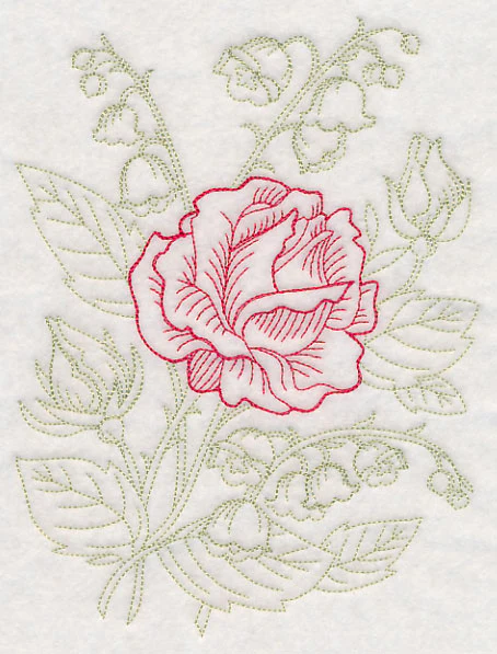 Garden Rose Etching - Image 2