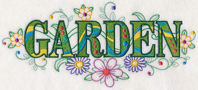 Garden with Vintage Flower Fade - Image 2
