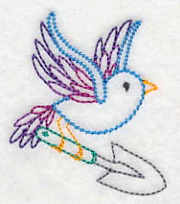 Gardening Bird with Trowel (Vintage) - Image 2