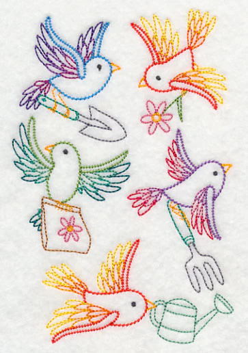 Gardening Birds (Vintage) - Image 4