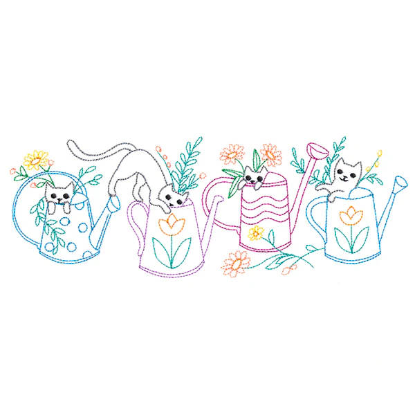 Gardening With Cats Border - Image 2