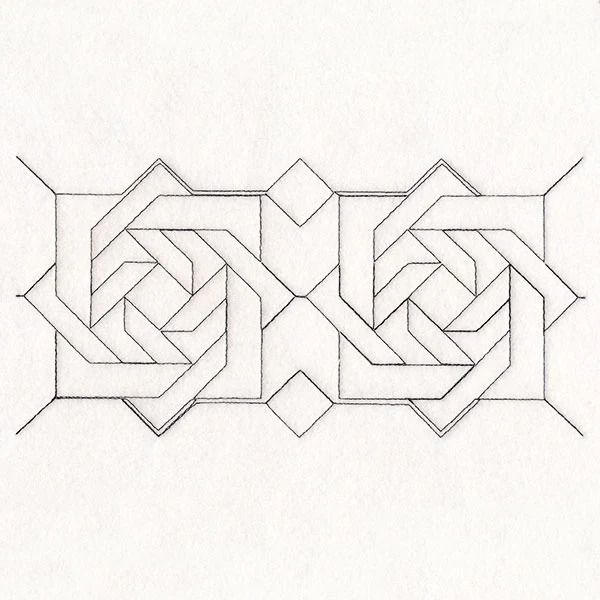 Geometric Pattern (Edge-to-Edge Quilting) - Square - Image 10