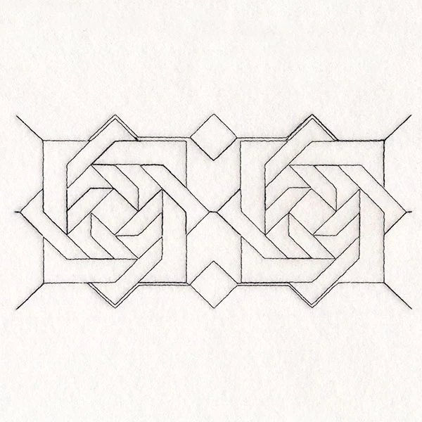 Geometric Pattern (Edge-to-Edge Quilting) - Square - Image 5