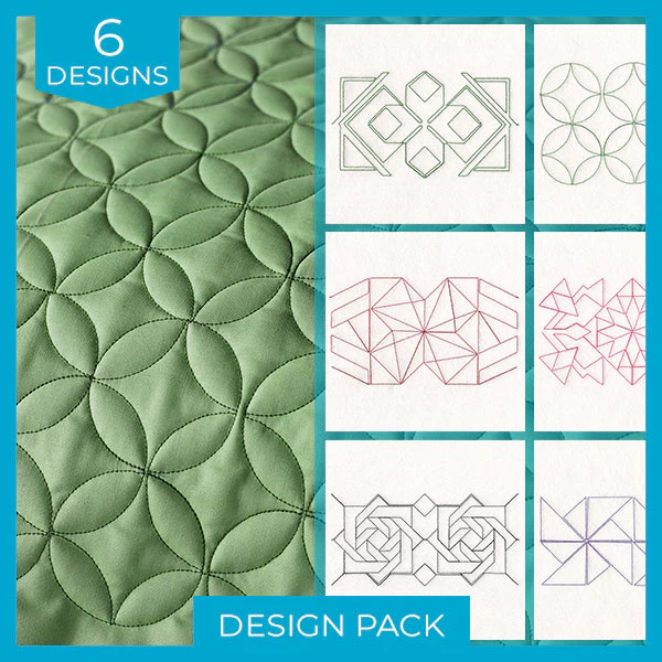 Geometric Patterns (Edge-to-Edge Quilting) Design Pack - Image 23