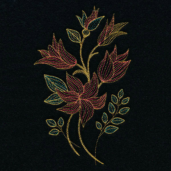 Gilded Autumn Flower Spray
