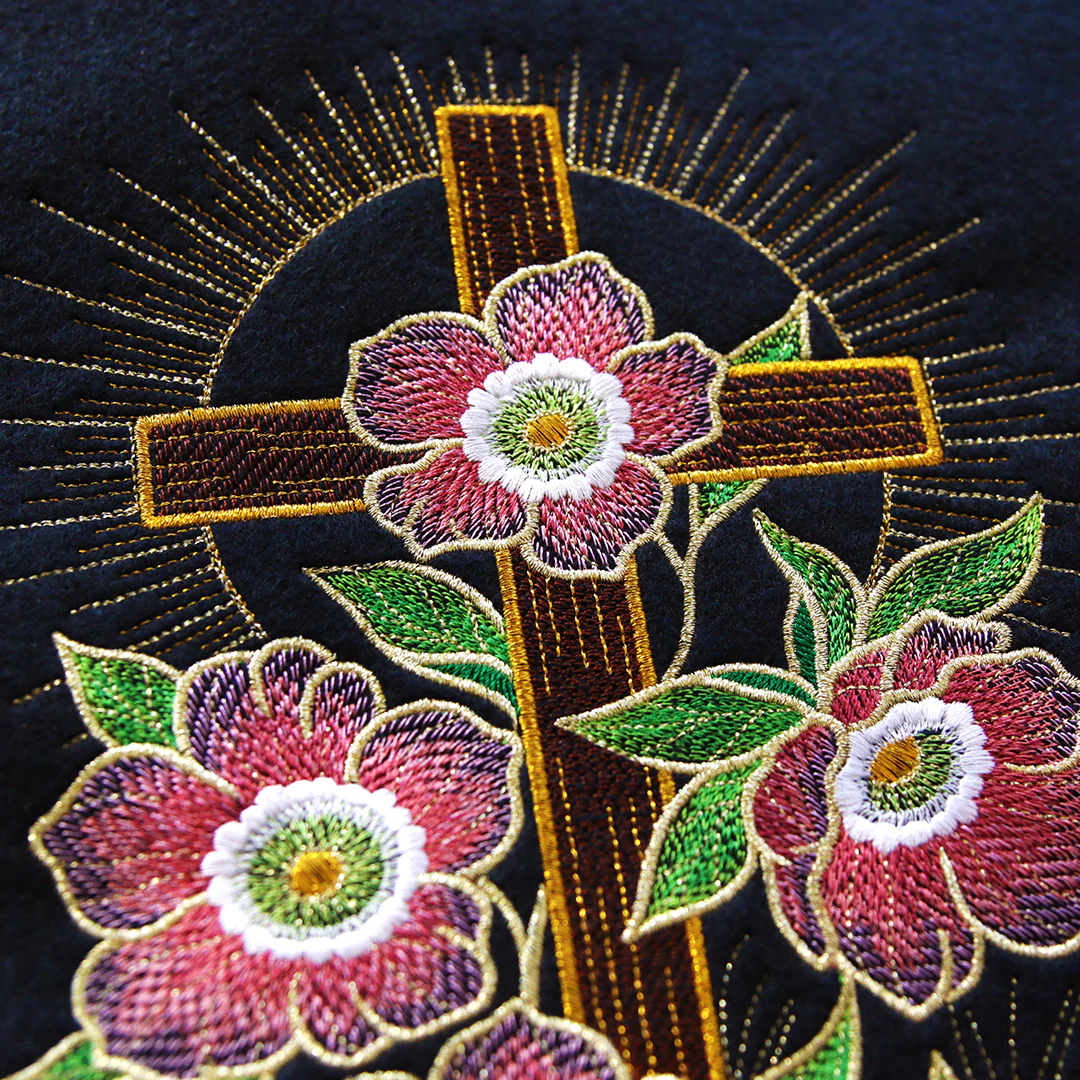 Gilded Easter Cross & Lenten Roses - Image 12