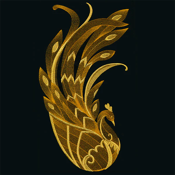 Gilded & Elegant Baroque Peacock - Image 16