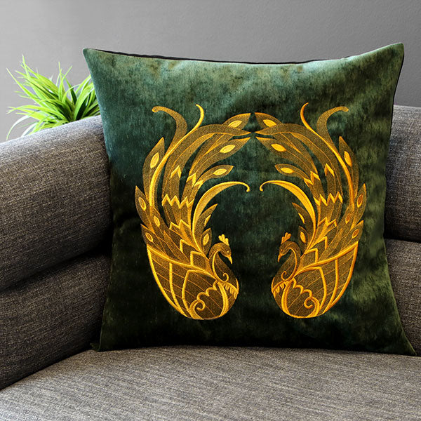 Gilded & Elegant Baroque Peacock - Image 2