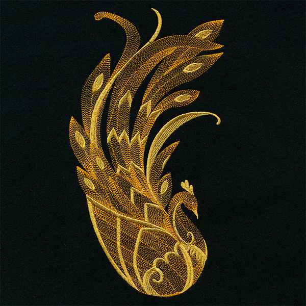 Gilded & Elegant Baroque Peacock - Image 4