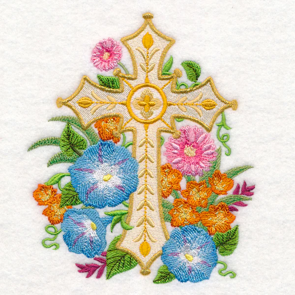 Gilded Garden Cross - Image 3