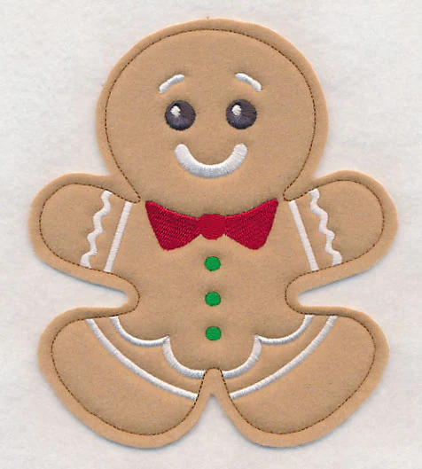 Gingerbread Boy (Crafty Cut Applique) - Image 4