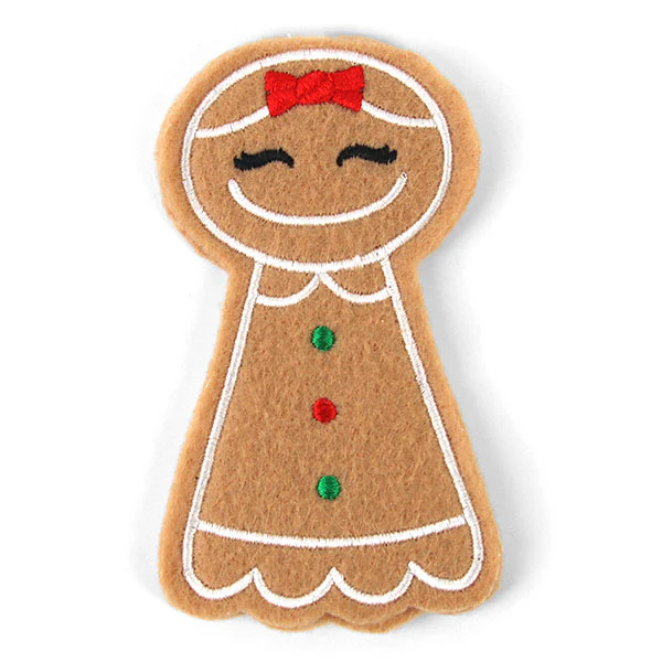 Gingerbread Woman Double Candy Cane Holder (In-the-Hoop) - Image 5