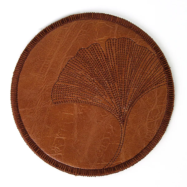 Ginkgo Leaf Coaster (In-the-Hoop) - Image 3