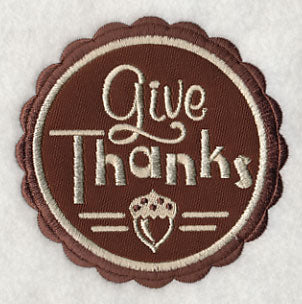 Give Thanks Stamp (Applique) - Image 5