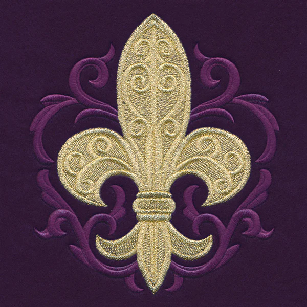 Glittering Baroque Fleur de Lis - Image 3