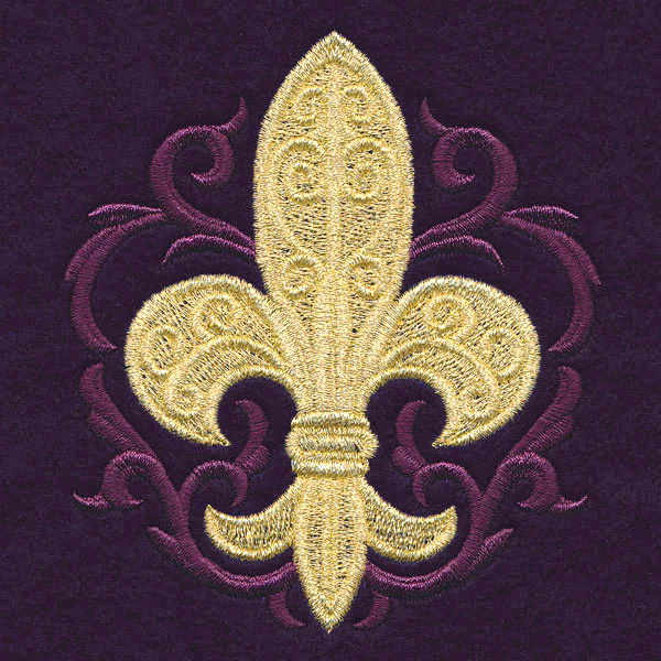 Glittering Baroque Fleur de Lis - Image 4