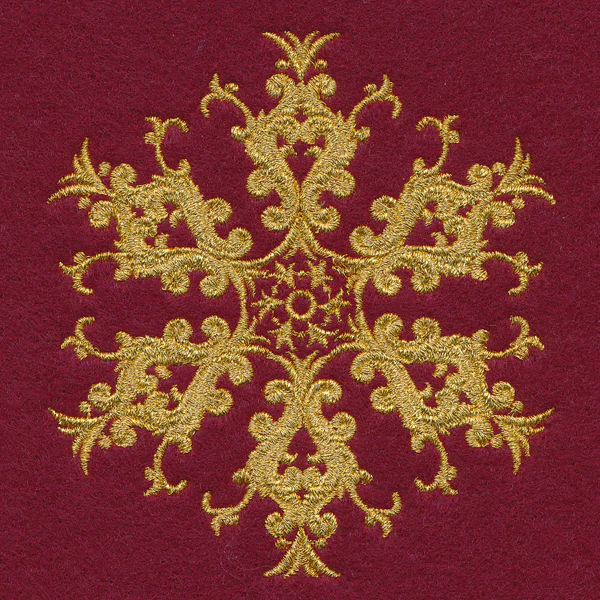 Glittering Gold Snowflake - Image 4